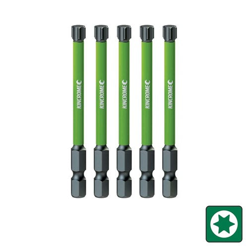 TORX® T25 Impact Bit 75mm 5 Piece - A1 Autoparts Niddrie