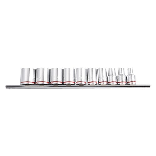 Socket Rail 10 Piece 3/8" Drive Imperial (Mirror Polish) - Imperial - A1 Autoparts Niddrie
