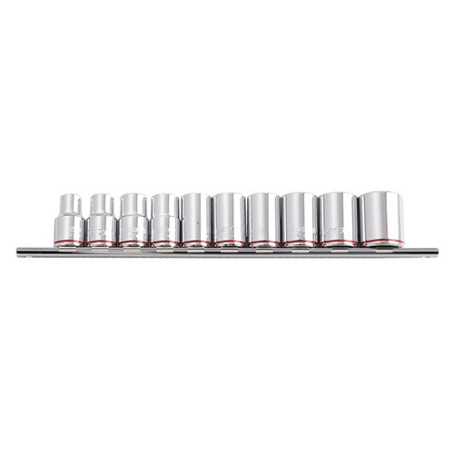 Socket Rail 10 Piece 1/2" Drive Imperial (Mirror Polish) - Imperial - A1 Autoparts Niddrie