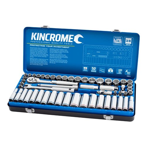 Socket Set 57 Piece 3/8" Drive - Metric & Imperial - A1 Autoparts Niddrie