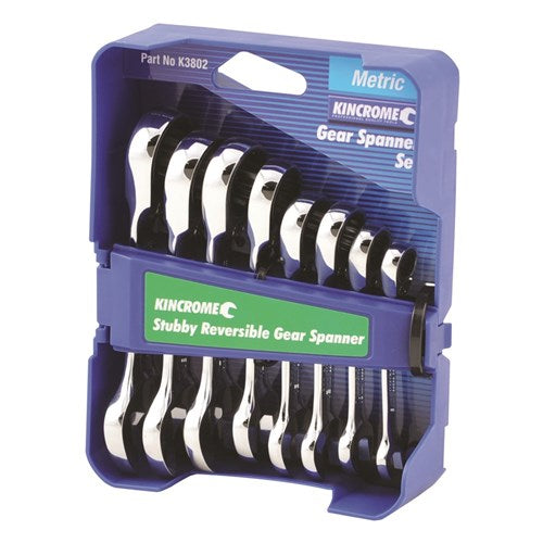 Combination Stubby Gear Spanner Set 8 Piece (Metric) - A1 Autoparts Niddrie
