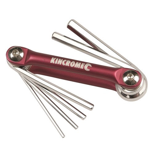Folding Hex Key Set 6 Piece (Imperial) - A1 Autoparts Niddrie