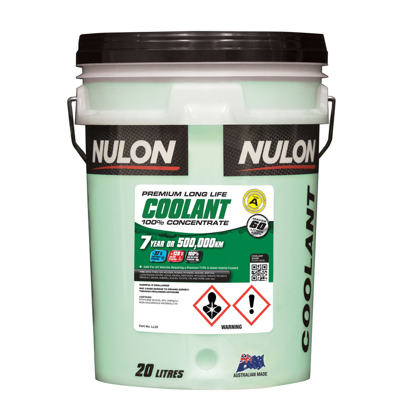 Nulon Green Long Life Concentrated Coolant - 20 Litre