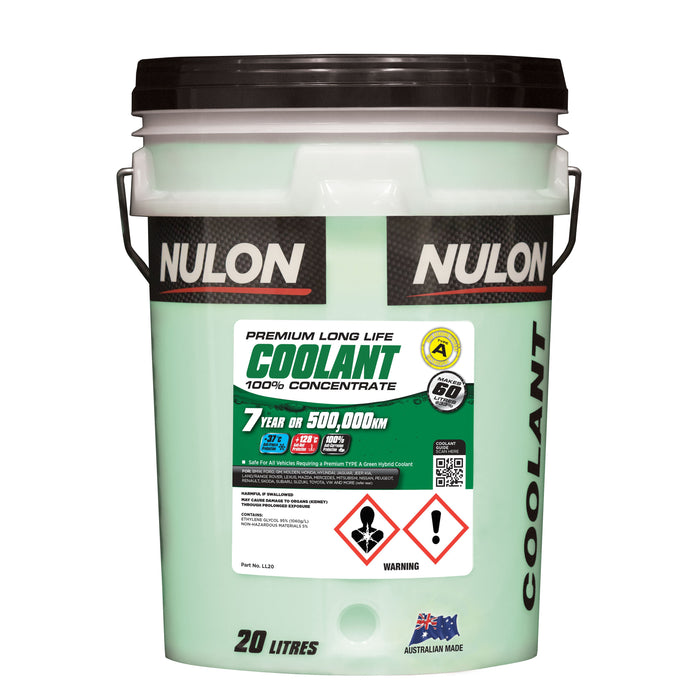 Nulon Green Long Life Concentrated Coolant - 20 Litre