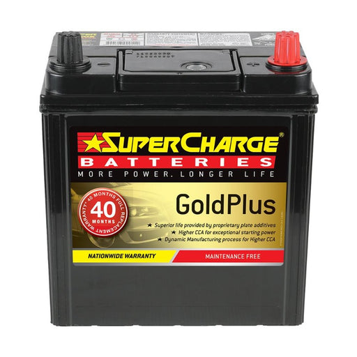 Supercharge Gold Plus Battery - MF40B20L - A1 Autoparts Niddrie