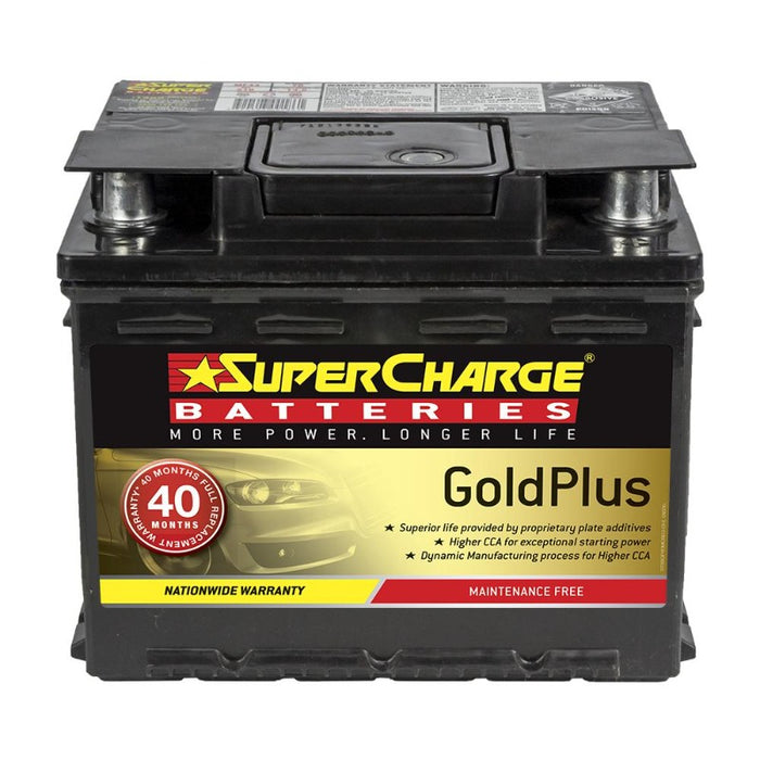 Supercharge Gold Plus Battery - MF44 - A1 Autoparts Niddrie