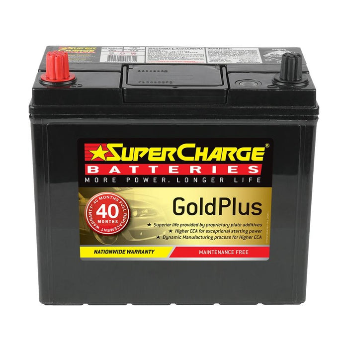Supercharge Gold Plus Battery - MF55B24R - A1 Autoparts Niddrie