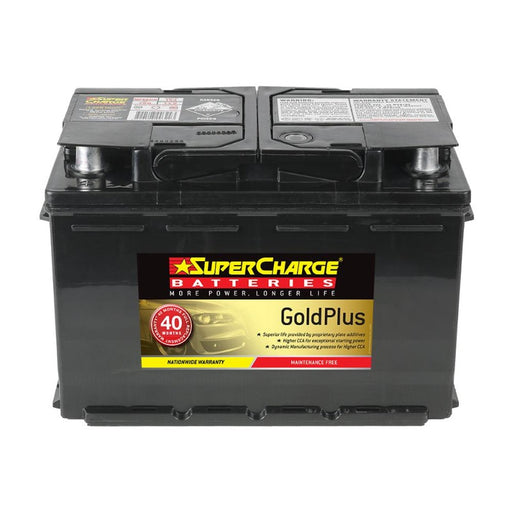 Supercharge Gold Plus Battery - MF66H - A1 Autoparts Niddrie
