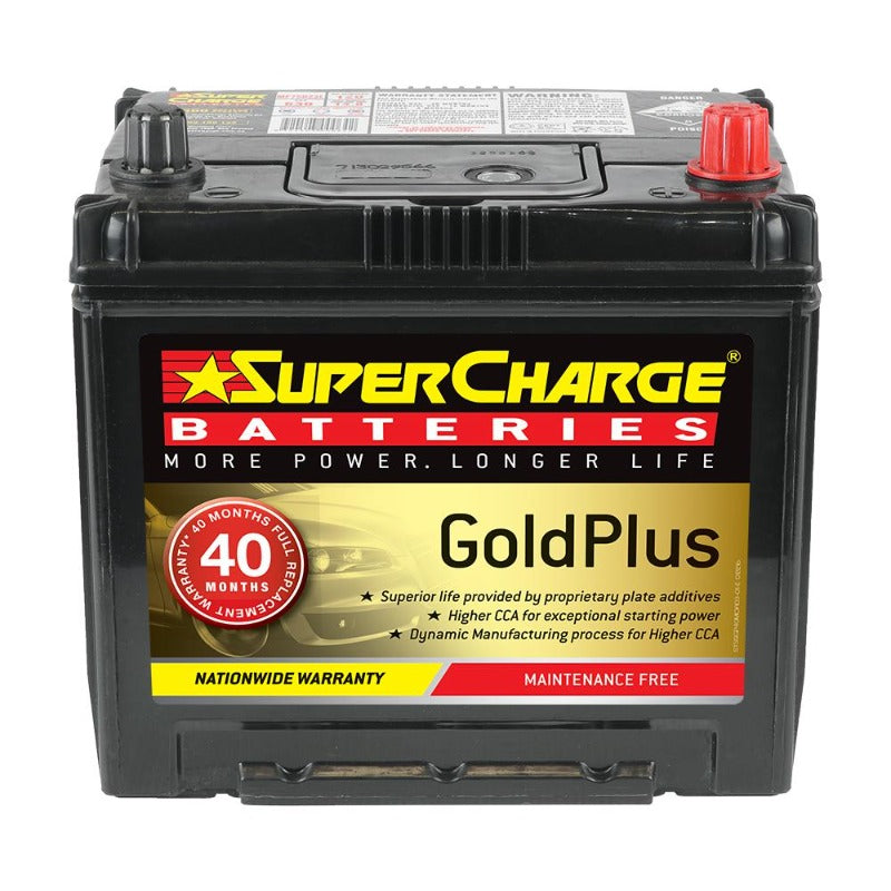 Supercharge Gold Plus Battery - MF75D23L - A1 Autoparts Niddrie