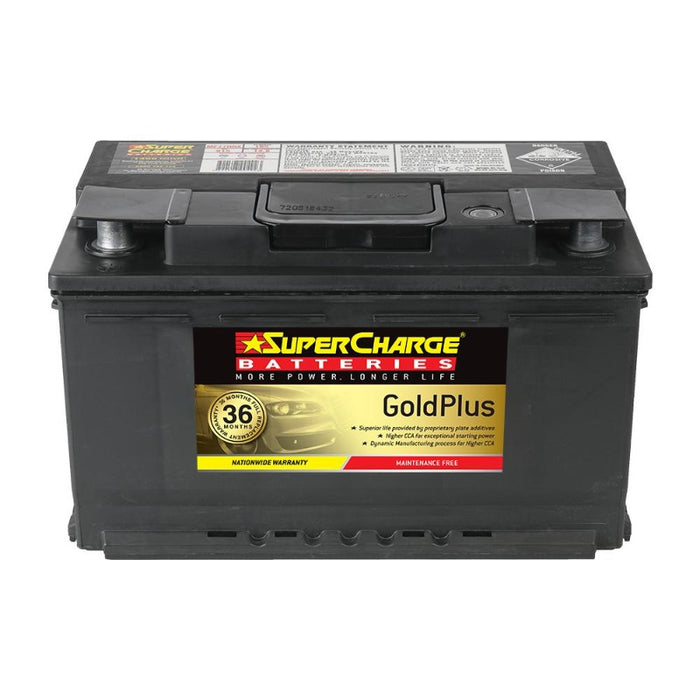 Supercharge Gold Plus Battery - MF77HRX - A1 Autoparts Niddrie