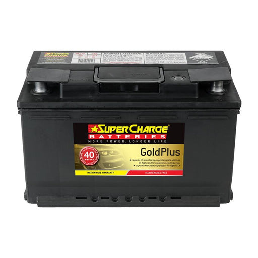 Supercharge Gold Plus Battery - MF77 - A1 Autoparts Niddrie