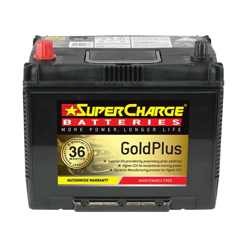 Supercharge Gold Plus Battery - MF80D26R - A1 Autoparts Niddrie