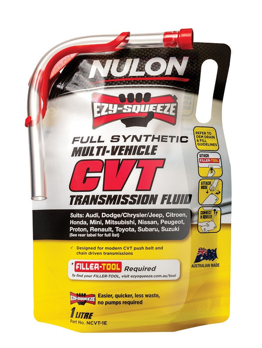 Nulon Full Synthetic Multi-Vehicle CVT Transmission Fluid - 1 Litre