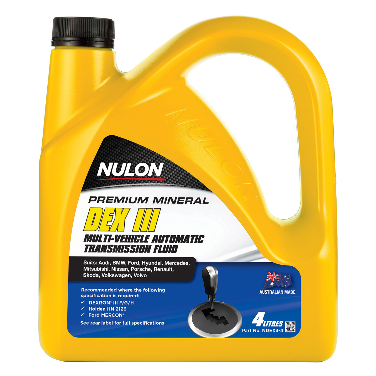 Nulon Premium Mineral Automatic Transmission Fluid 4 Litre — A1