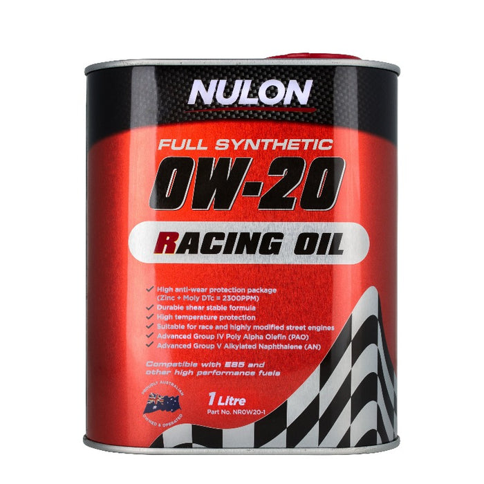 Nulon Full Synthetic 0W20 Racing Oil - 1 Litre