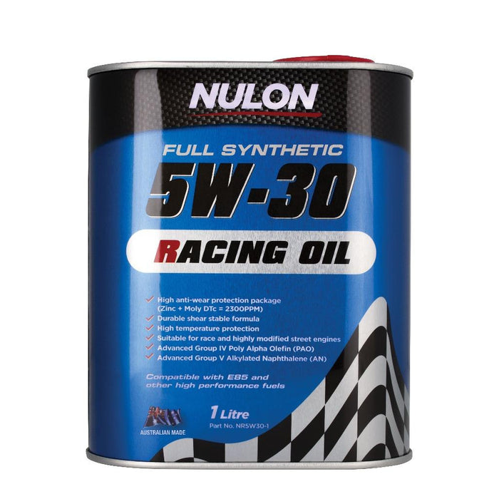 Nulon Full Synthetic 5W-30 Racing Oil - 1 Litre