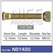 Nice Products Wheel Stud & Nut - NS1420 - A1 Autoparts Niddrie
 - 1