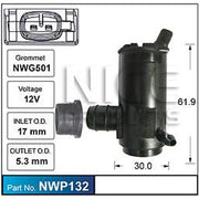 Nice Products Windscreen Washer Pump - NWP132 - A1 Autoparts Niddrie
 - 1