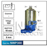 Nice Products Windscreen Washer Pump - NWP300 - A1 Autoparts Niddrie
 - 1