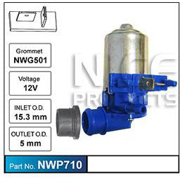 Nice Products Windscreen Washer Pump - NWP710 - A1 Autoparts Niddrie
 - 1