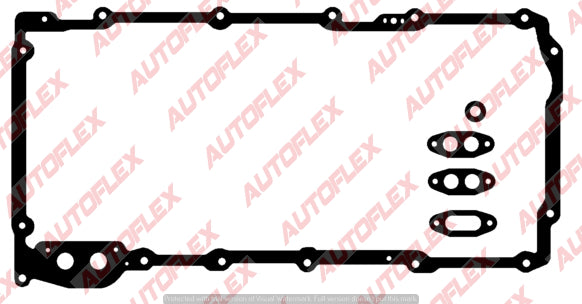 Oil Sump Gasket - Chevrolet / Holden 5.7L (Gen 3), 6.0L (Gen 4), 6.2L