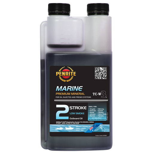 Penrite Marine Outboard 2 Stroke - 1Ltr - A1 Autoparts Niddrie
