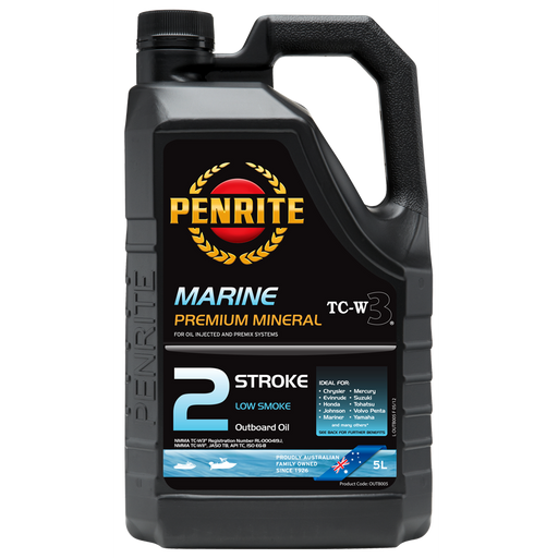Penrite Marine Outboard 2 Stroke - 5Ltr - A1 Autoparts Niddrie
