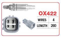 Goss Oxygen Sensor - 4 Wire - Toyota Aurion - OX422