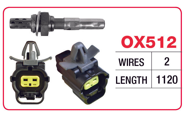 Goss Oxygen Sensor - 2 Wire - Ford, Mazda - OX512