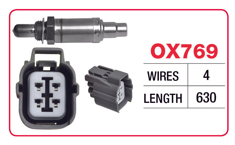 Goss Oxygen Sensor - 4 Wire - Subaru - OX769