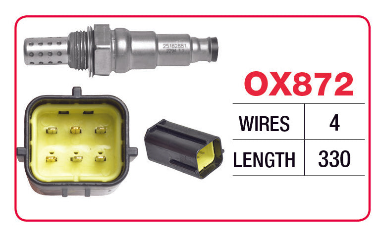 Goss Oxygen Sensor - 6 Wire - Holden - OX872
