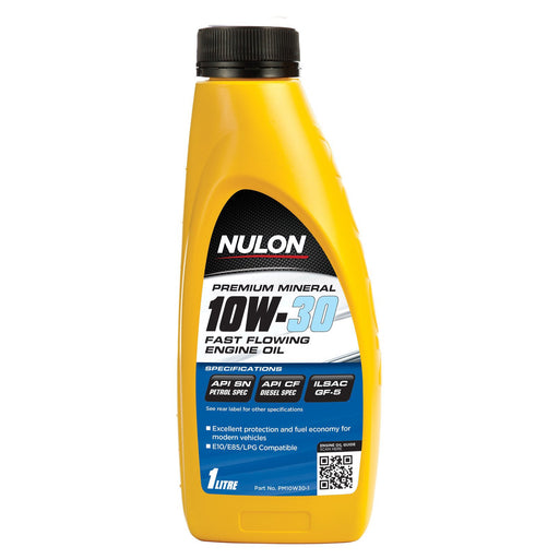 Nulon Premium Mineral 10W30 Fast Flowing Engine Oil - 1Ltr - A1 Autoparts Niddrie
