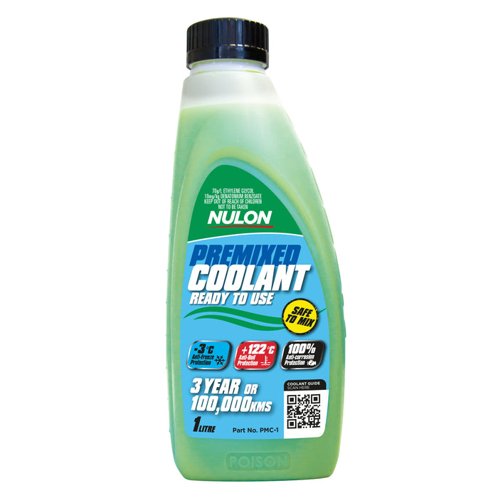 Nulon Premix Coolant (Green) - 1 Litre