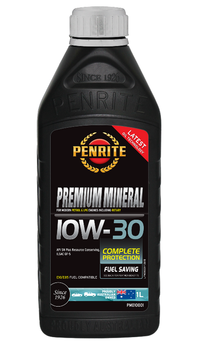 Penrite Premium Mineral 10W30 Engine Oil - 1 Litre