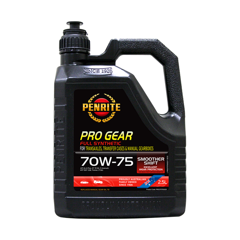 Penrite Pro Gear 70W75 - 2.5Ltr - A1 Autoparts Niddrie
