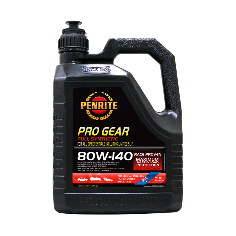 Penrite Pro Gear Oil 80W140 2.5Ltr — A1 Autoparts Niddrie