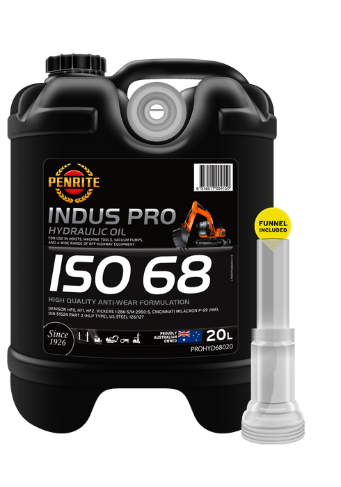 Penrite Indus Pro Hydraulic Oil ISO 68 - 20 Litre