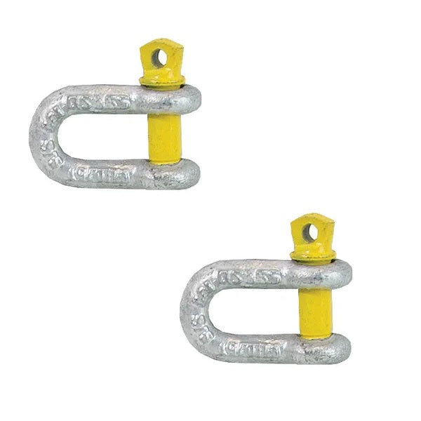 8mm D Shackle (Pack of 2) - R6212