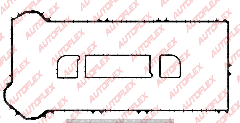 Duratec R Rocker Cover Rocker / Valve Cover Gasket - Ford 2.0, 2.3 Duratec, Mazda L3, L5, LF ...