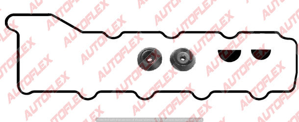 4m40 Engine Rocker Cover Rocker / Valve Cover Gasket Set - Mitsubishi 4M40, 4M40T — A1 Autoparts ...