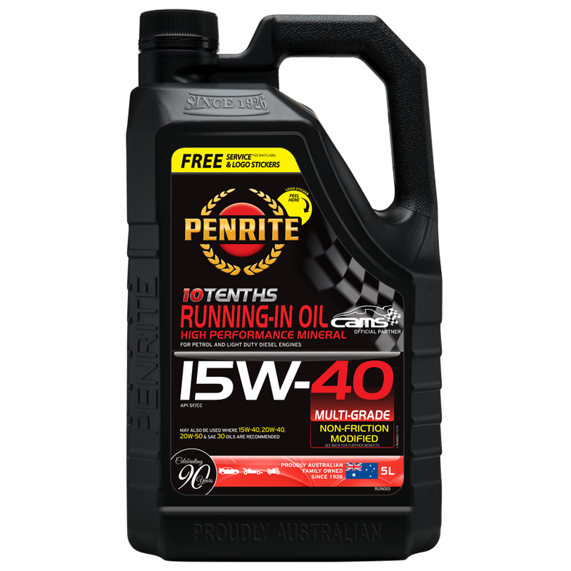 Penrite Running In Oil - 5Ltr - A1 Autoparts Niddrie
