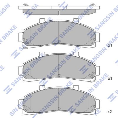 Hi-Q Brake Pads Set - SDB7532