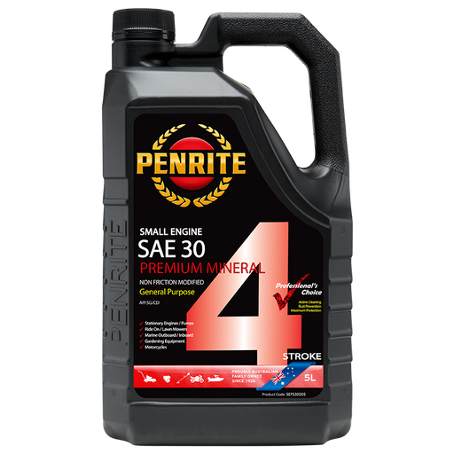 Penrite Small Engine 4 Stroke - 5Ltr - A1 Autoparts Niddrie
