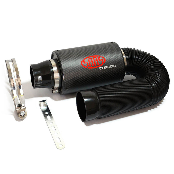 Carbon Cold Air Box Filter Kit (76mm Inlet/Outlet)