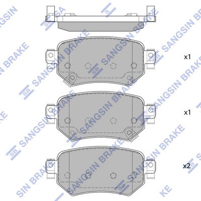 Hi-Q Brake Pads Set - SP4070