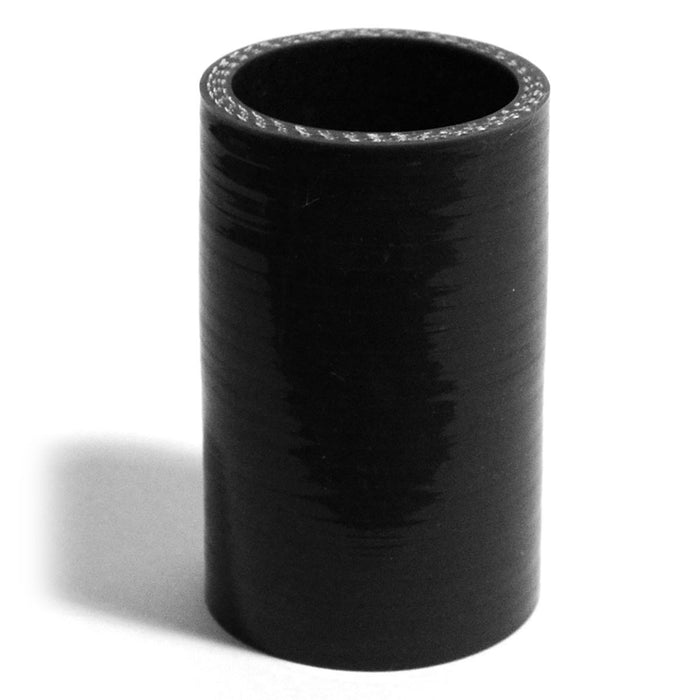 Straight Silicone Hose 38mm x 38mm x 76mm (Black)