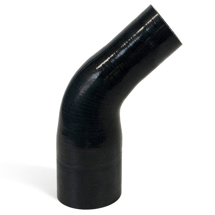 45 Degree Silicone Reducer 51mm x 76mm (Black)