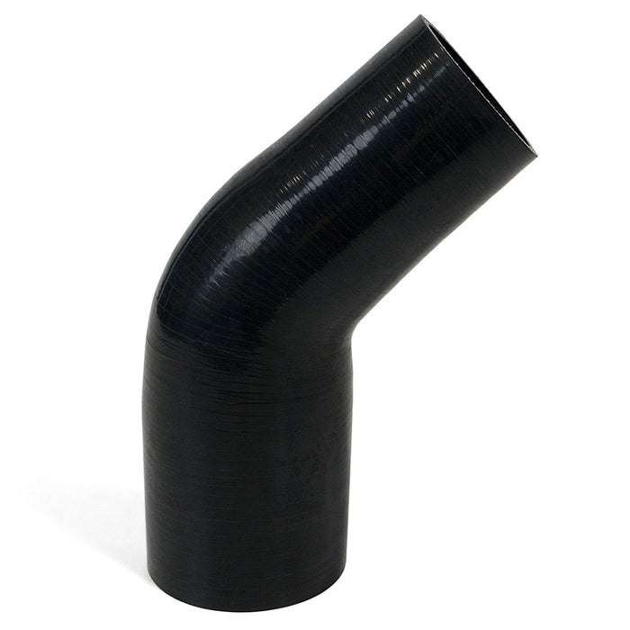 45 Degree Silicone Reducer 63mm x 76mm (Black)