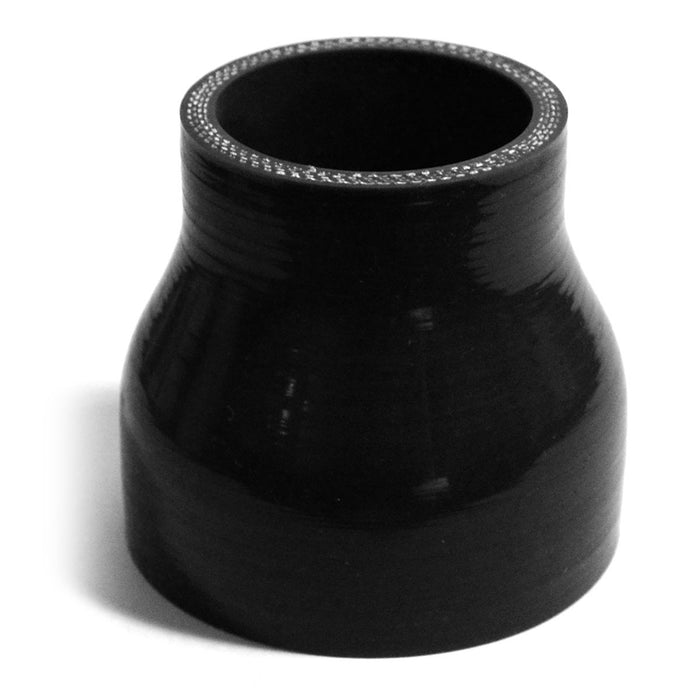 Straight Silicone Reducer 51mm x 76mm x 76mm (Black)