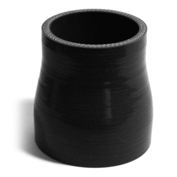 Straight Silicone Reducer 57mm x 63mm x 76mm (Black)